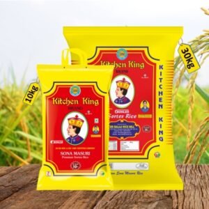 Kitchen King Sona Masuri Steam Rice 30kg & 10kg