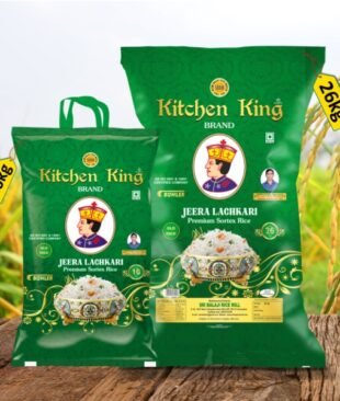 Kitchen King Jeera Sona Kolam RNR Raw Rice 26kg & 10kg