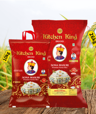 Kitchen King Sona Masuri Grand Old Raw Rice
