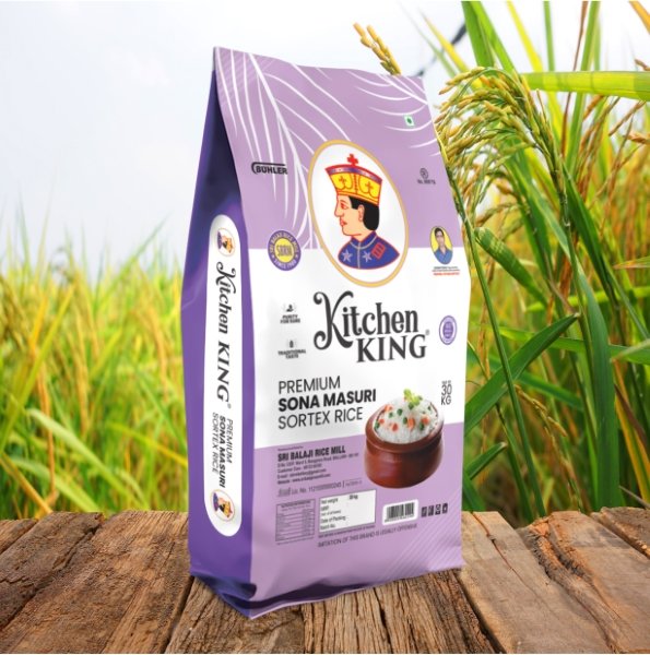 Sona Masuri New Raw Rice 30kg Sona Masuri New Raw Rice 30kg
